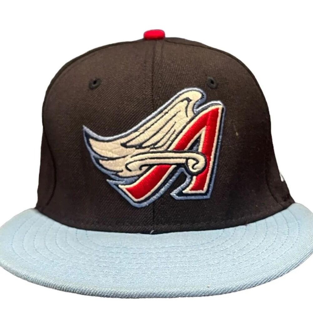 New Era Los Angeles Angels retro throwback logo fitted hat 7 1/4